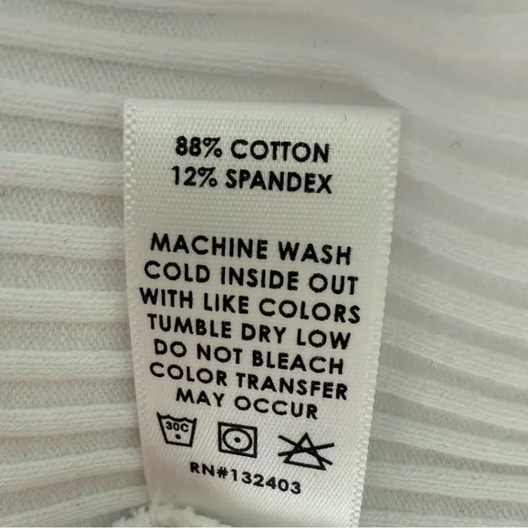 Cotton Citizen Short Sleeve‎ Ibiza Polo shirt, NWT, Size Medium, Classic White - Picture 4 of 7